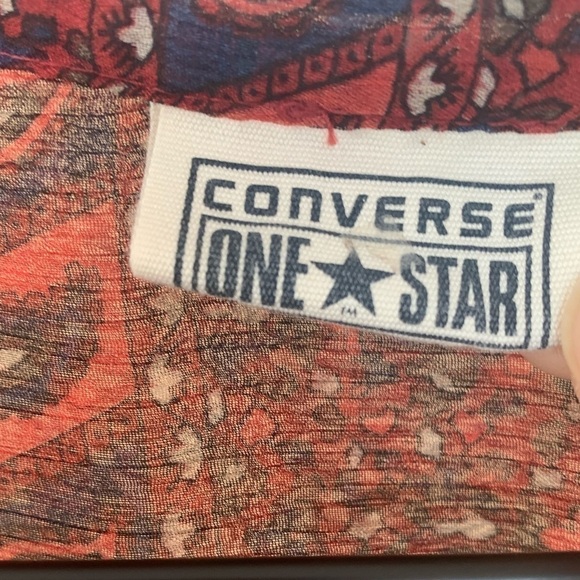 Converse All Star sheer button down shirt. Medium - Picture 8 of 15
